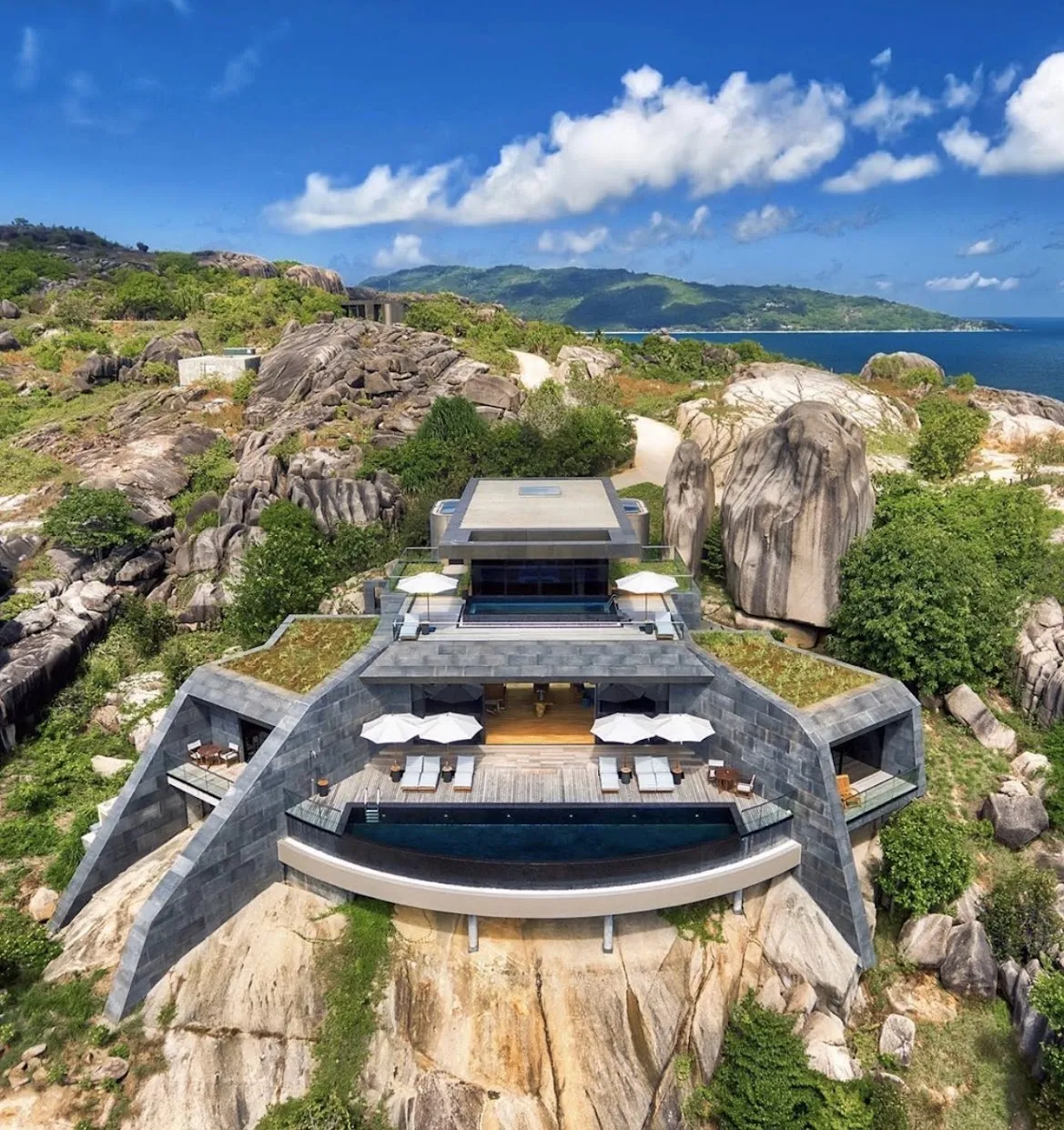 Six Senses Zil Pasyon — Exterior, Felicite