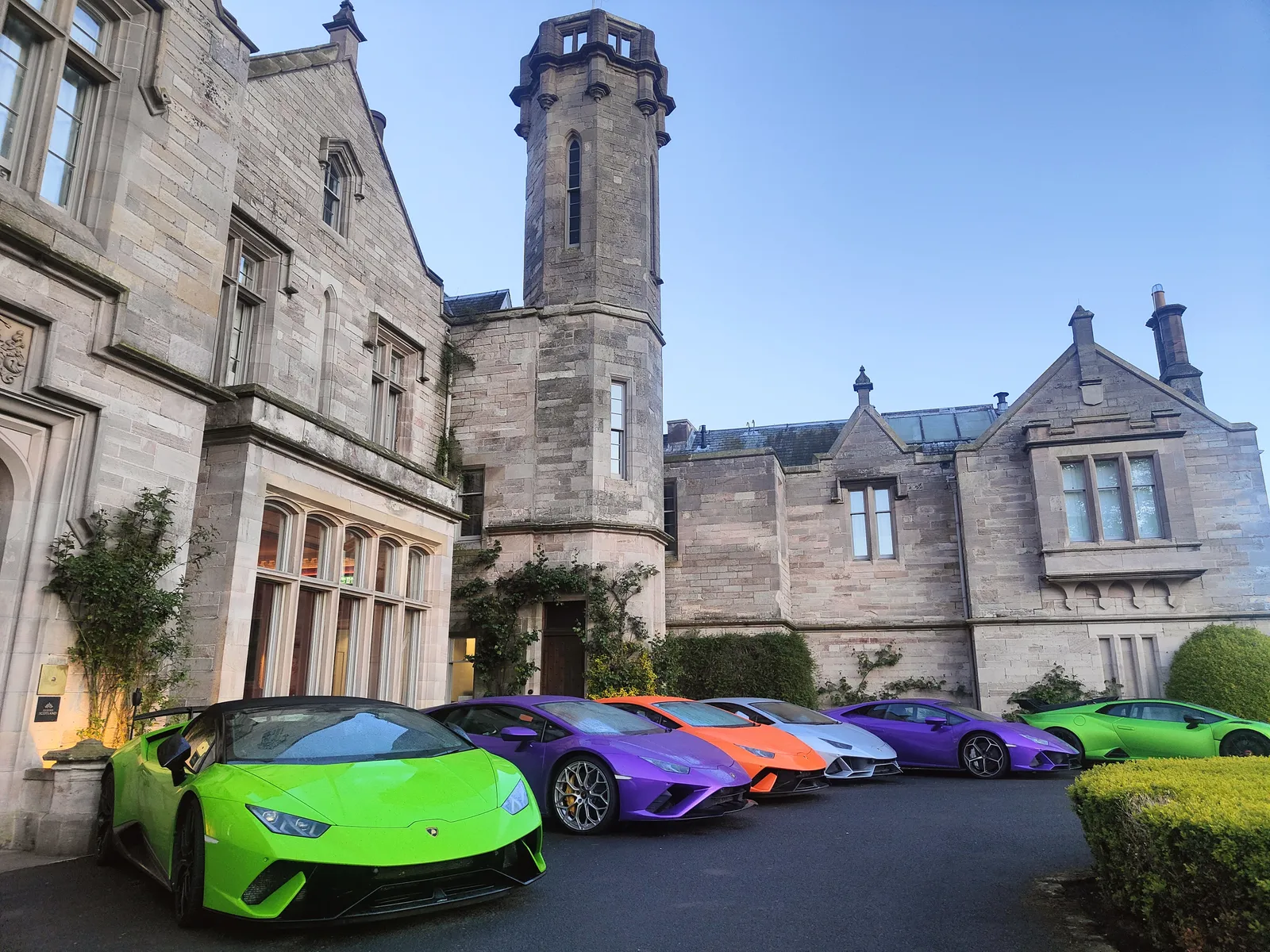 SCHLOSS Roxburghe — Exterior, Kelso