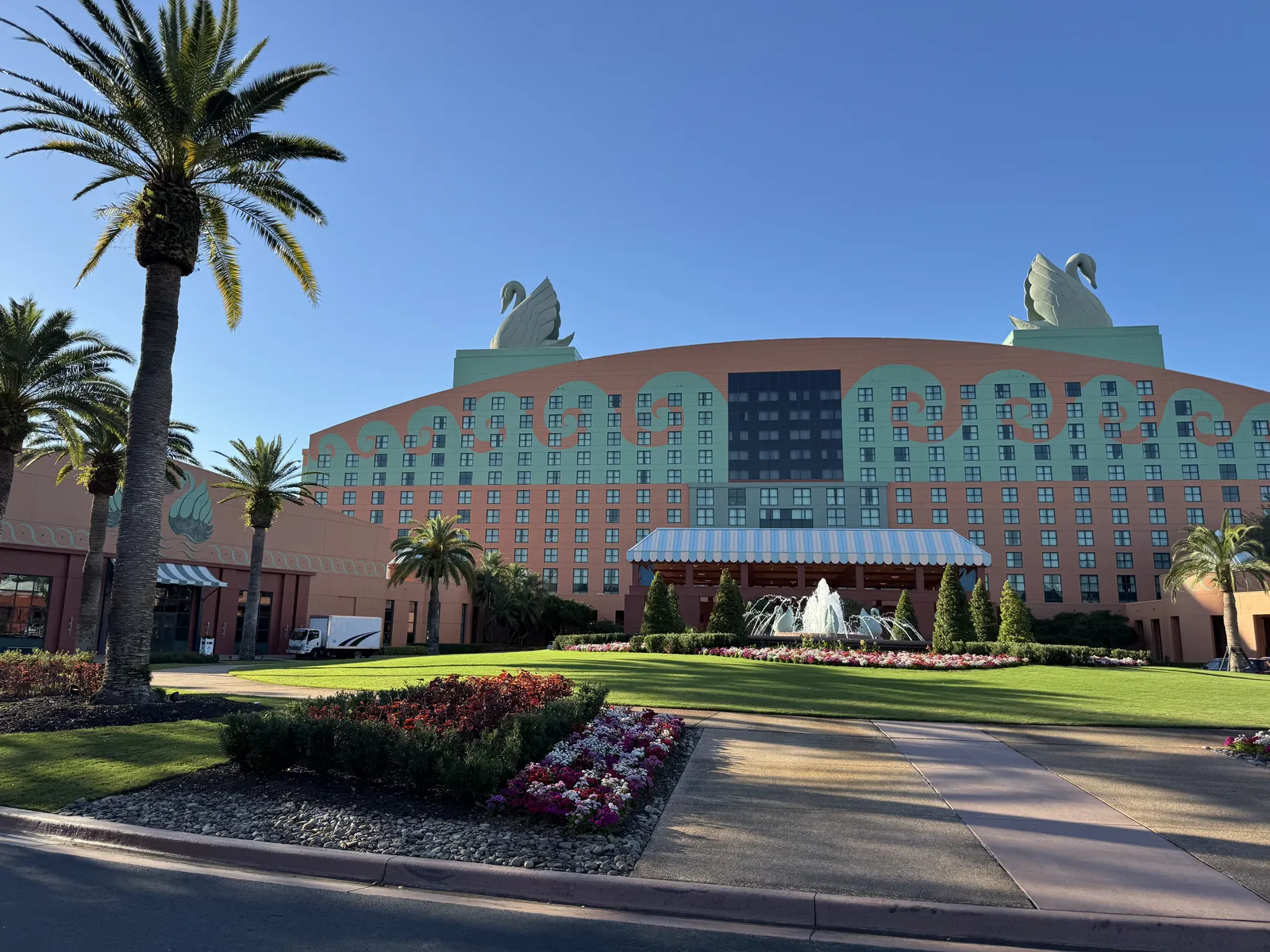 Walt Disney World Swan — Exterior, Lake Buena Vista