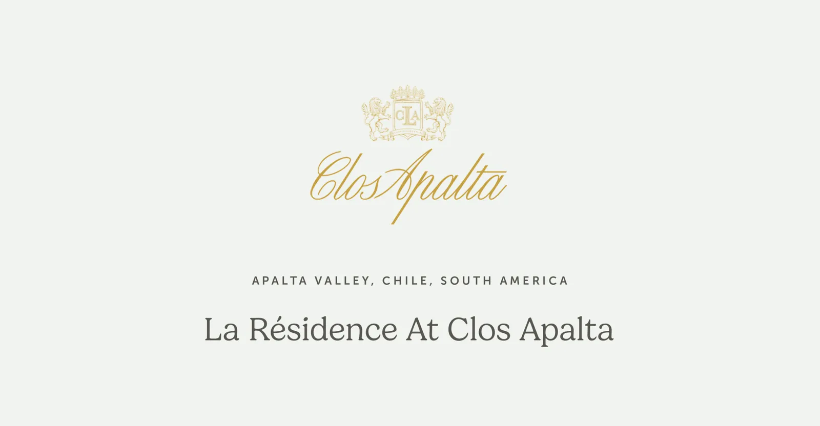 Clos Apalta Residence, Apalta