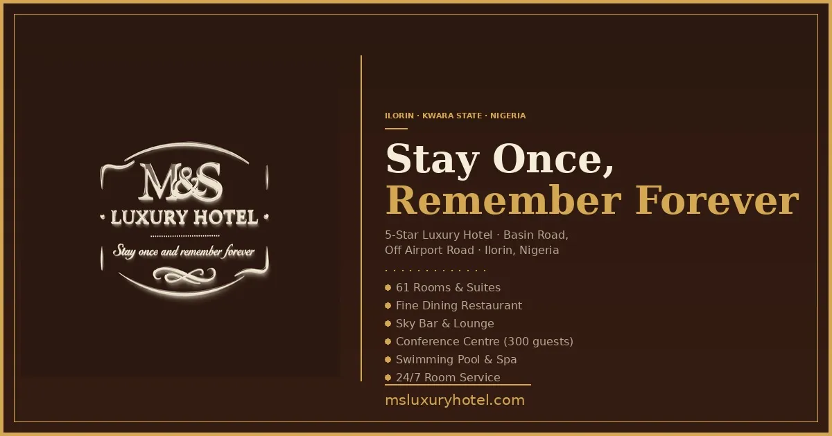 M&S Luxury Hotel, Ilorin