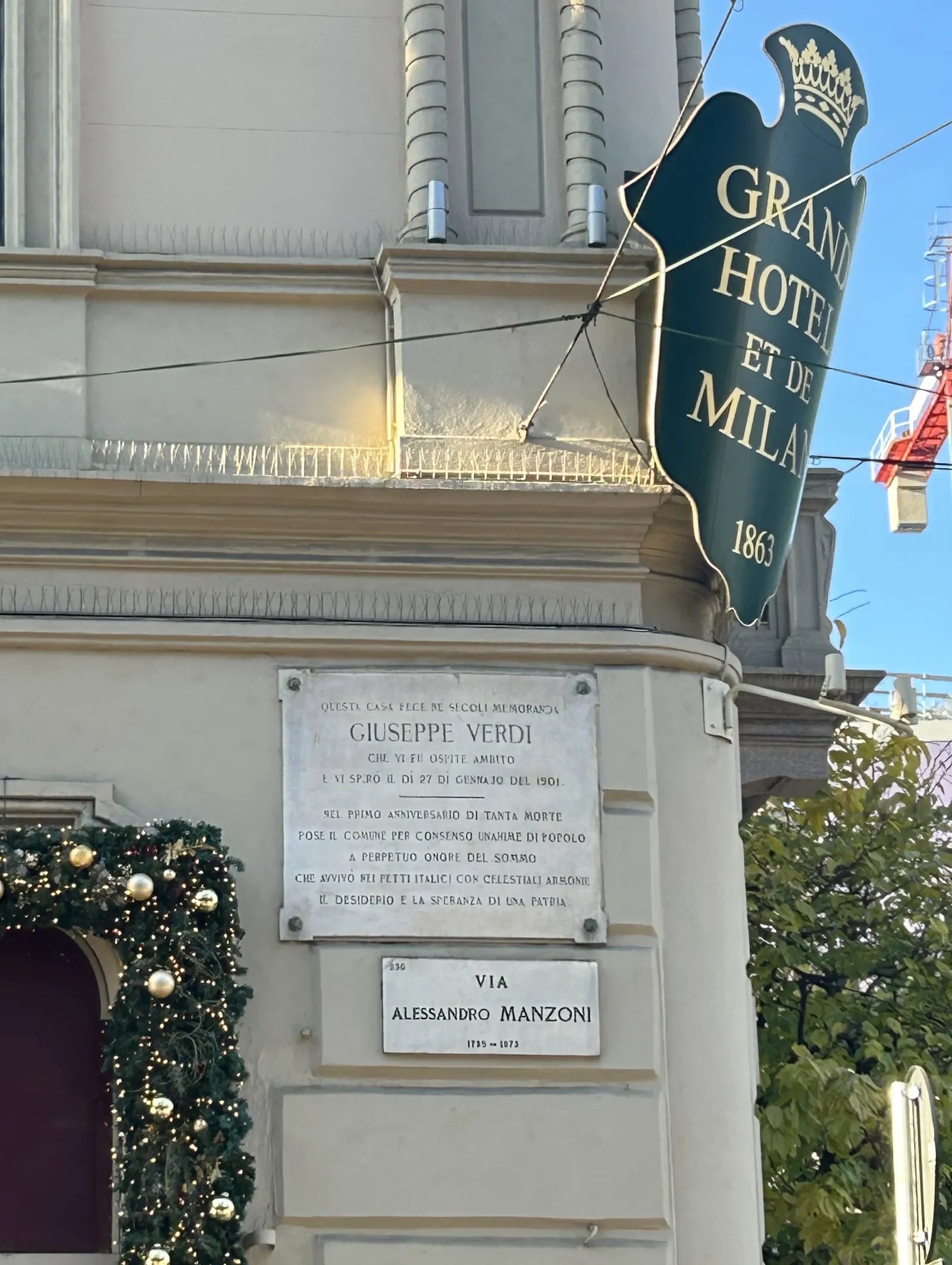 Grand Hotel et de Milan, Milan